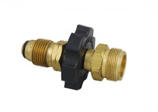 AP PRODUCTS ME475P SOFT POL W/PLASTIC HAND W Number 60 Male POL (Prest-O-Lite) Inlet With O-Ring x 1 Inch-20 MNPT Outlet; Brass; Single; With Plastic Handwheel; With Plastic Clamshell