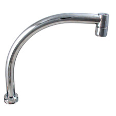 VALTERRA LLC PF281011 SPOUT 8 HI ARC  CH  MTL Used For Phoenix 2 Handle Kitchen Faucet; Hi-Arc Spout; Chrome Plated; With Aerator; With Blister Package