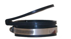 SIERRAMARINE 18-4456 EXHAUST PROTECTOR VALVE External Flapper; 3 Inch; EPDM; With Stainless Steel Clamp