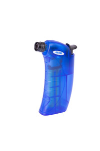 ANCOR 703024 MINI BUTANE TORCH Refillable With Butane Fuel Cell And Disposable Cigarette Lighter Powered; 2500 Degree Fahrenheit; Mini Pocket Size; Blue