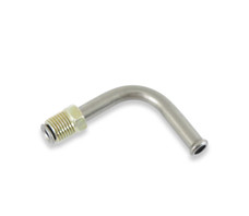 HOLLEY 26-44 26-44 90 DEGREE FUL INLET Universal; 5/16 Inch Hose Size; 1/2 Inch-20 Thread Size; Gold Iridited; Single