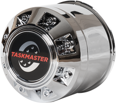 TASKMASTER CXF105C CAP SIZE 4.88' -4.9' - FITS ANY 16X Fits Viking Series Wheels; Fits 15 Inch Wheels With 8 Hole Bolt Patterns; 4.90 Inch Pilot Diameter; 4-1/2 Inch Height; Chrome Plated; Silver; Single