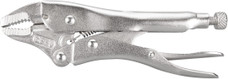 PERFORM TOOL W30752 PLIERS-LOCKING Curved Jaw Locking; 5 Inch Length; Non-Reversible; With Automatic Return; Chrome Vanadium Steel