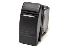 SIERRAMARINE RK19700TP ROCKER SWITCH 12 Volt; 20 Amp; Rocker; Illuminated; Black And Grey; With Neoprene Mounting Gasket; Set Of 2; For Marine Applications