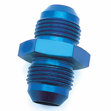 SPEEDFX 561015 -10AN BLU FLARE UNION -10AN Flare Union; Anodized Aluminum; Blue; Single