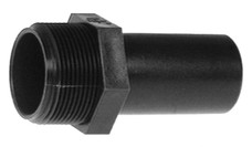 SIERRAMARINE N800-0340 3/4' H X 3/4' MP STRAIGHT SANI FITT Adapter; 3/4 Inch Pipe Male Thread; Straight; Black; Nylon; Single