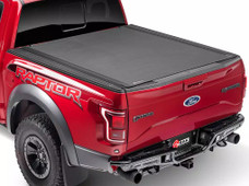 BAK IND 80307 RX4S 04-14 F150 6.7' Hard Roll Up; Low Profile; Matte Black; Aluminum With Vinyl Top Cover; Non-Lockable; With T-Slot Rails