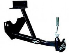 TORKLIFT T3301 FRAME TIEDOWN - REAR Frame Mount; No Drilling Required; Powder Coated; Black; Forged Steel; Set Of 2