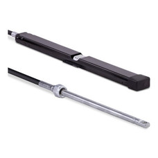 SEASTAR SSCX15425 25' XTREME RACK CABLE Fits SH5210P/ SH5230P (NFB)/ SH91610P And SH91630P (NFB) Helms; Rack And Pinion Design; 26 Foot Length; Black; Stainless Steel Output Ends; 1 Threaded; With HDPE Outer Jacket; NMMA/ ISO/ IMCI And ABYC Approved