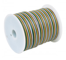 HOPKINS 49955 16GAUGE 4WIRE BNDED 100FT 4 Wire; Bonded; Stranded Conductor; 16 Gauge On Ground/ 18 Gauge On All Others; 100 Feet Roll; Copper Conductor