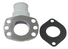SIERRAMARINE 18-2778 THERMOSTAT HOUSING 90 Degree Neck; Aluminum; Gasket Seal; White; Fits Volvo Penta Engines