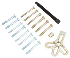 PERFORM TOOL W151P HARMONIC BAL PULLER Removal Tool; With Assorted Bolts; Alloy Steel