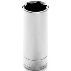 PERFORM TOOL W32328 SOCKET DP 7/8 1/2 Inch Drive; 7/8 Inch; Standard; Deep Socket; 6 Point; Polished Nickel Chrome Plated; Vanadium Alloy Steel; Single