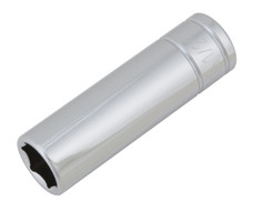PERFORM TOOL W38316 SOCKET DP 1/2 3/8 Inch Drive; 1/2 Inch; Standard; Deep Socket; 6 Point; Polished Nickel Chrome Plated; Vanadium Alloy Steel; Single
