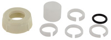 VALTERRA LLC PF281026 SPOUT NUT KIT  BC  2 HNDL Use With Phoenix/ Catalina/ Utopia Faucet Spout; Tubular Style; Biscuit; With O-Ring And Snap Ring; With Blister Package