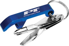 PERFORM TOOL W3201 BOTTLE OPENER/SD SET Slotted/ Phillips; 1/4 Inch Slotted/ #2 Phillips; Anodized Aluminum Bottle Opener; With Bottle Opener; 3 Pieces
