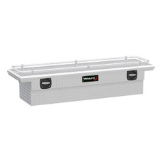TRAILFX 120691CR LOCK 69 LO PRO RAIL Crossover Low Profile; Single Lid; Diamond Tread; Bright; Aluminum; 19-1/4 Inch Length x 69 Inch Width x 13-1/2 Inch Height; With Rail On Lid