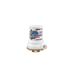 RULE 209B PUMP 1600 12V LW BRONZE BASE 1600 Gallon Per Hour; 1 Inch NPT Inlet x 1-1/8 Inch Discharge; 12 Volt DC