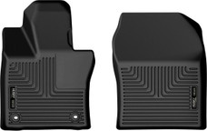 HUSKYLINER 50671 FRONT FLOOR LINER Direct Fit; Raised Ridge; Black; TPE (Thermoplastic Elastomer); 2 Piece