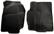 HUSKYLINER 30711 FLR LNR DG RAM FLSZ 94-02 Molded Fit; Fluid Containment Ribs and Treads; Black; Rubber; 2 Piece