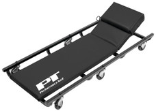 PERFORM TOOL W85005 CREEPER Non Foldable; 40 Inch Length x 17 Inch Width x 4 Inch Height; Black; Powder Coated Heavy Duty Tubular Steel Frame; 6 Casters
