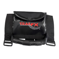 TRAILFX J049 GRAB HANDLE POCKET STYLE Set Of 2; Mounts To 2-3 Inch Roll Bar; Black; With Trail FX Logo On Pouch