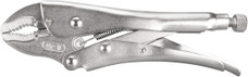 PERFORM TOOL W30754 PLIERS-LOCKING Curved Jaw Locking; 7 Inch Length; Non-Reversible; With Automatic Return; Chrome Vanadium Steel