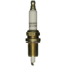 CHAMPION 9005 PREMIUM SMALL ENGINE SPAR Marine Spark Plug; Resistor Plug; Iridium Center Electrode Tip; Platinum Ground Electrode Core; 3/4 Inch Thread Reach; Flat Seat; 0.028 Inch Gap; Plug Type QC10WEP; Single