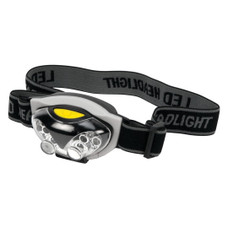 PERFORM TOOL W2485 6 LED HEADLAMP Adjustable Head Strap; 4 White/ 2 Red LEDs; Clear Lens; 28.5M Beam; With 3 AAA Alkaline Batteries; 38 Lumens