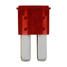 BUSSMANN ATR-10 MICRO II BLADE FUSE 2-LEG Red Blade; 2-Leg Micro; ATR; 10 Amp; Single
