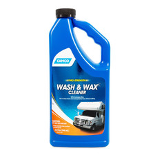 CAMCO 40493 WASH & WAX  PRO-STRENGTH 32OZ Liquid; With Wax; 32 Ounce; With English Language Packaging