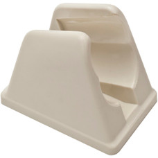 DURA FAUCET DF-SA156-BQ SHOWER WAND BRACKET Wall Mount; Two Position; Without Swivel; Bisque Parchment; 1-1/2 Inch Width x 2-1/4 Height Footprint; With Mounting Screws And Wall Anchors