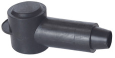 BLUE SEA 4009-BSS CABLECAP .475 X.130 STUD BLK Use To Insulate Stud Type Connectors On Alternators/ Starters/ Windlasses; 0.47 To 0.13 Inch Stud; Black; PVC