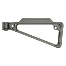 Midwest Industries Triangle, Side Folding Stock, Anodized Finish, Black, Fits Picatinny MI-TRI-SF