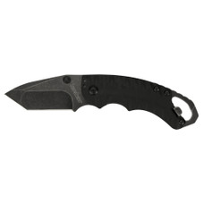 Kershaw Shuffle II, Folding Knife, 2.6" Tato Blade, 8Cr13MoV Blade Steel, 6.3" Overall Length, Liner Lock, BlackWash Finish, Black Handle 8750TBLKBW