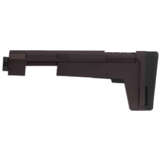 B5 Systems AK Stock, Mounts to the Factory Folding Trunnion Via the 5.5mm Pin, Matte Finish, Plum AKM-1490