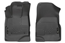 Husky Liner 13361;Floor Liner; WeatherBeater™; Black; Direct Fit; Raised Ridge; TPO (Thermoplastic Olefin); 2 Piece