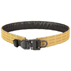 Haley Strategic Partners D3 Outer Belt Snake Bite, 1/2" Molle Row Compatible, Cobra D-Ring Snakebite Buckle, Large 38"-41", Coyote Brown, Includes (1) Outer Belt, (1) Mandible Angled Molle Strap, (1) Mandible Vertical Molle Strap 2 Pack BELT_D3_OUTE