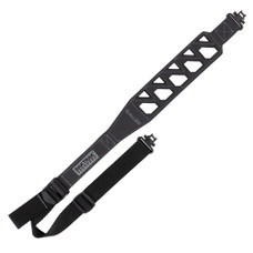 Allen Company VERTEX Hyper Tough Sling, BAKTRAK Slip Resistant Backing, Matte Finish, Black and Gray, Includes Sling Swivels 8541