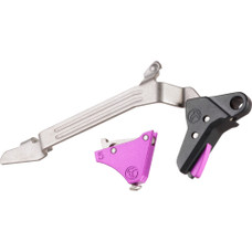 Timney Triggers Alpha Competition Trigger, Anodized Finish, Purple, Fits Glock Gen 5 20/21/29/30/40/41 Alpha Glock 5-Large-Puple