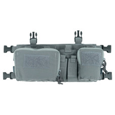 Haley Strategic Partners DC3R-H, Chest Rig, Supports .308 Platforms, Nylon Construction, Gray, Includes (4) Rifle Magazine Pouches, (2) Pistol Pouches, (1) Large Pouch, (1) Small Pouch D3CRH-1-1-GRY