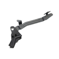 Tyrant CNC Improved Tyrant Trigger System, Fits Glock 43X, Anodized Finish, Black Body with Black Safety Blade TD-G43TRIG-BLK-BLK-BAR