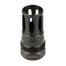 KAK Industry Plan B A7 Flash Hider, 5/8X24 Thread Pitch, .375" Bore Diameter, Plan B Compatible, Nitride Finish, Black 411-2103-020