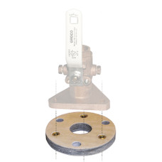 GROCO Backing Block f\/1-1\/4"  1-1\/2" Seacocks