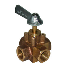 GROCO 1\/2" 4-Port Tank Selector Valve