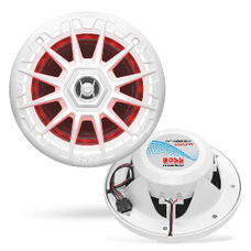 Boss Audio MRGB55B 5.25" Marine Speakers w\/RGB Lighting - White