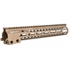 Geissele Automatics MK14, Super Modular Rail, Handguard, 13.5", M-LOK, Barrel Nut Wrench Sold Separately (GEI-02-243), Gas Block Not Included, Desert Dirt Color, Product Finishes, Shade Variations and Other Imperfections Are Normal Due to the Manufa