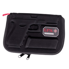 GPS Molded, Pistol Case, Black, Soft, Fits Glock GPS-907PC