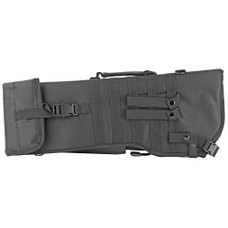 NCSTAR Rifle Scabbard, Black, Nylon, 22" Length, Six Metal D-Ring locations, Includes Padded Shoulder Sling CVRSCB2919B