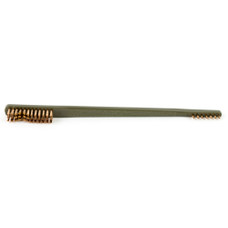 Pro-Shot Products Gun Brush, Bronze Bristles, Double Ended, Clam Pack BZDE